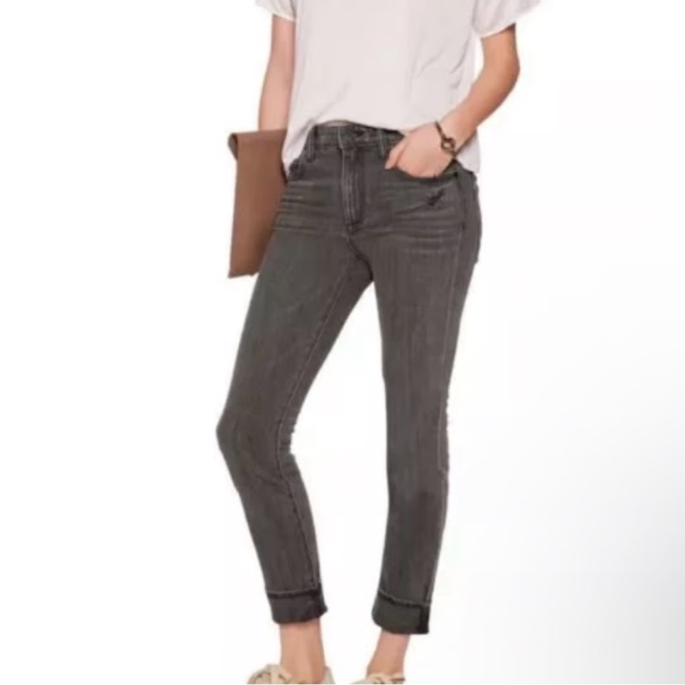 Helmut Lang cropped jeans